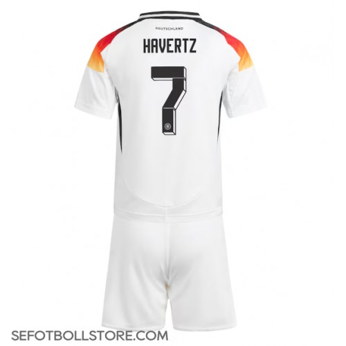 Tyskland Kai Havertz #7 Replika babykläder Hemmaställ Barn EM 2024 Kortärmad (+ korta byxor)